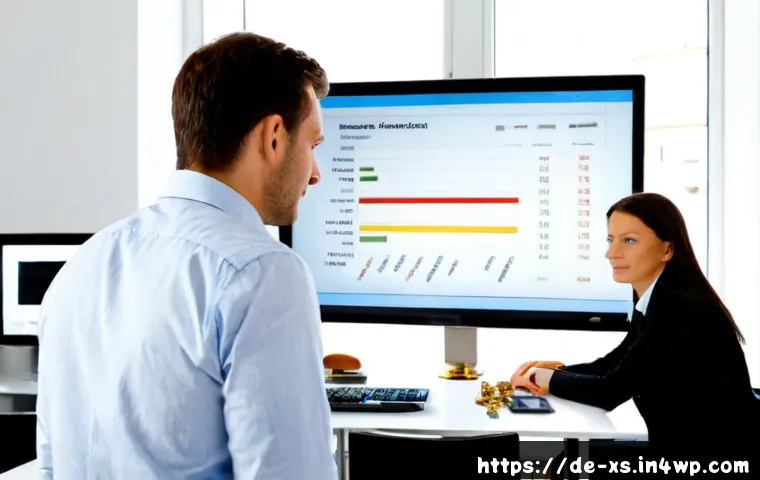 문제해결 중심 포지셔닝의 실적 향상 사례 - Photorealistic German small business consultant presenting a clear problem-solving strategy to two a...